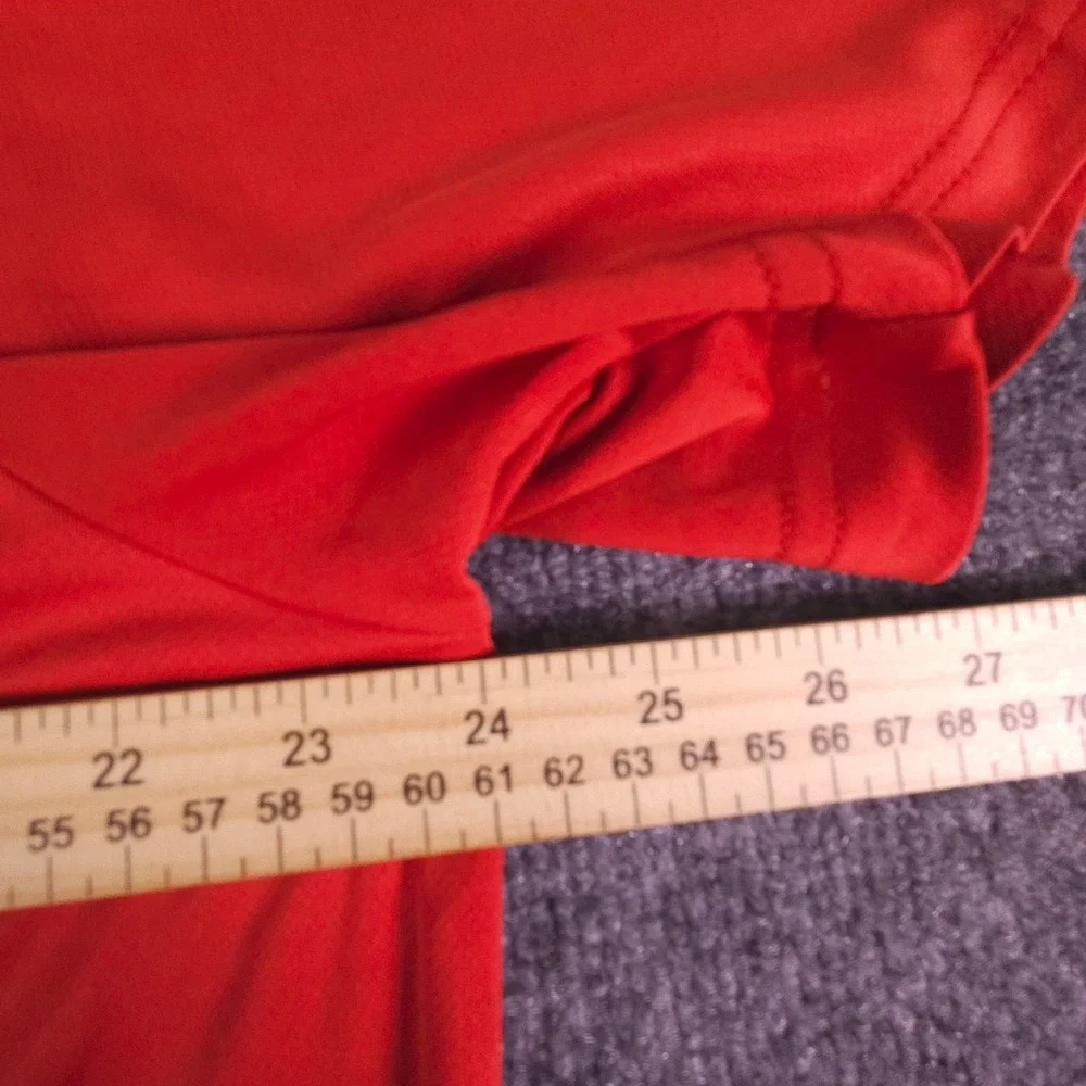 Bulldogs Polo Shirt Adidas Short Sleeve Red‎ Men's Size XL Activewear Outdoors